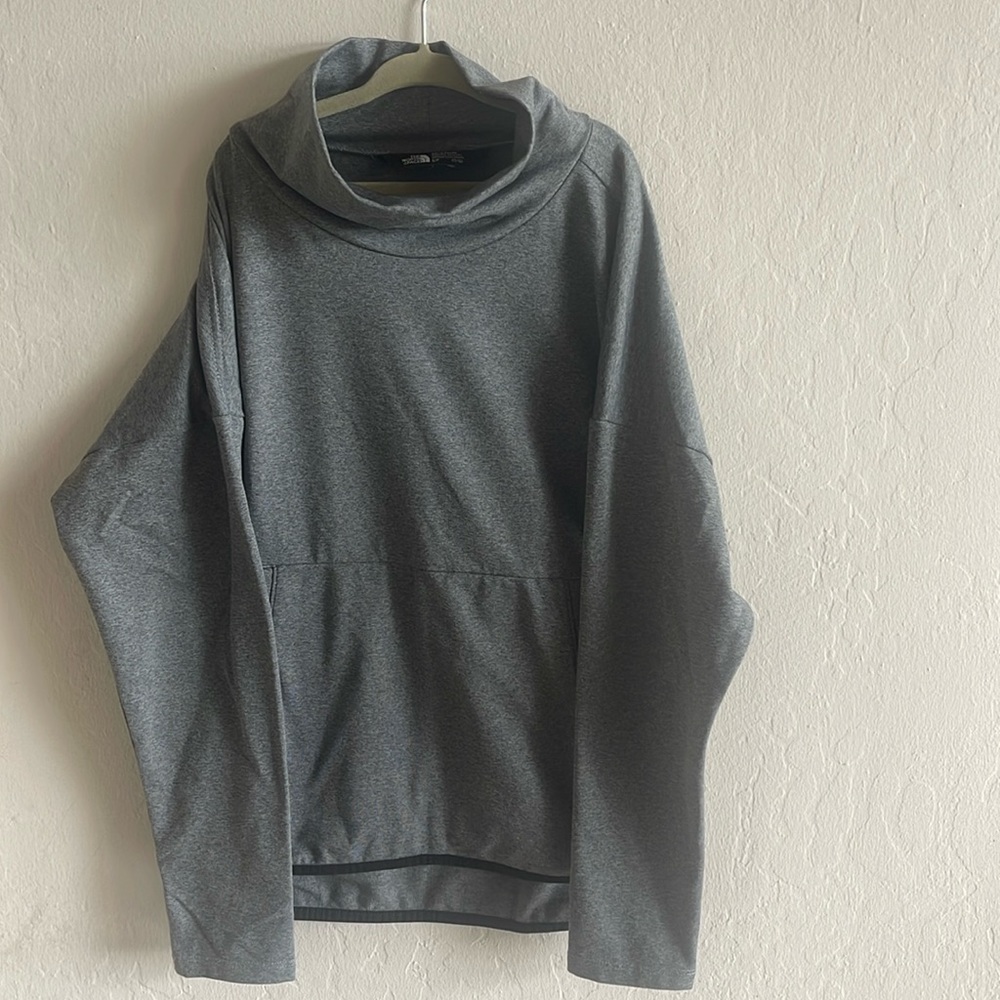 Grey North Face sweatshirt